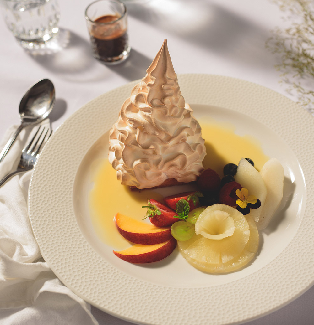 Postre Helado de merengue