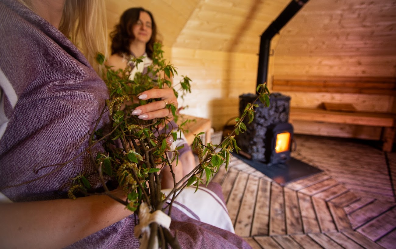 Sauna en el Manor House Spa Vital Village