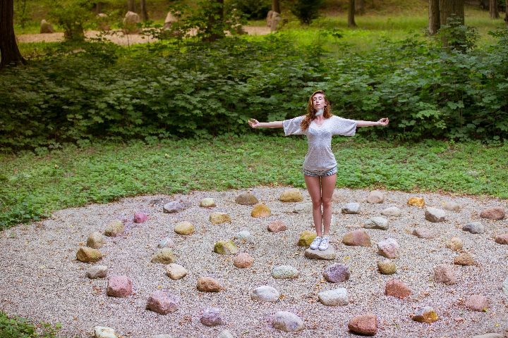 Espiral de energía del spa de la mansión