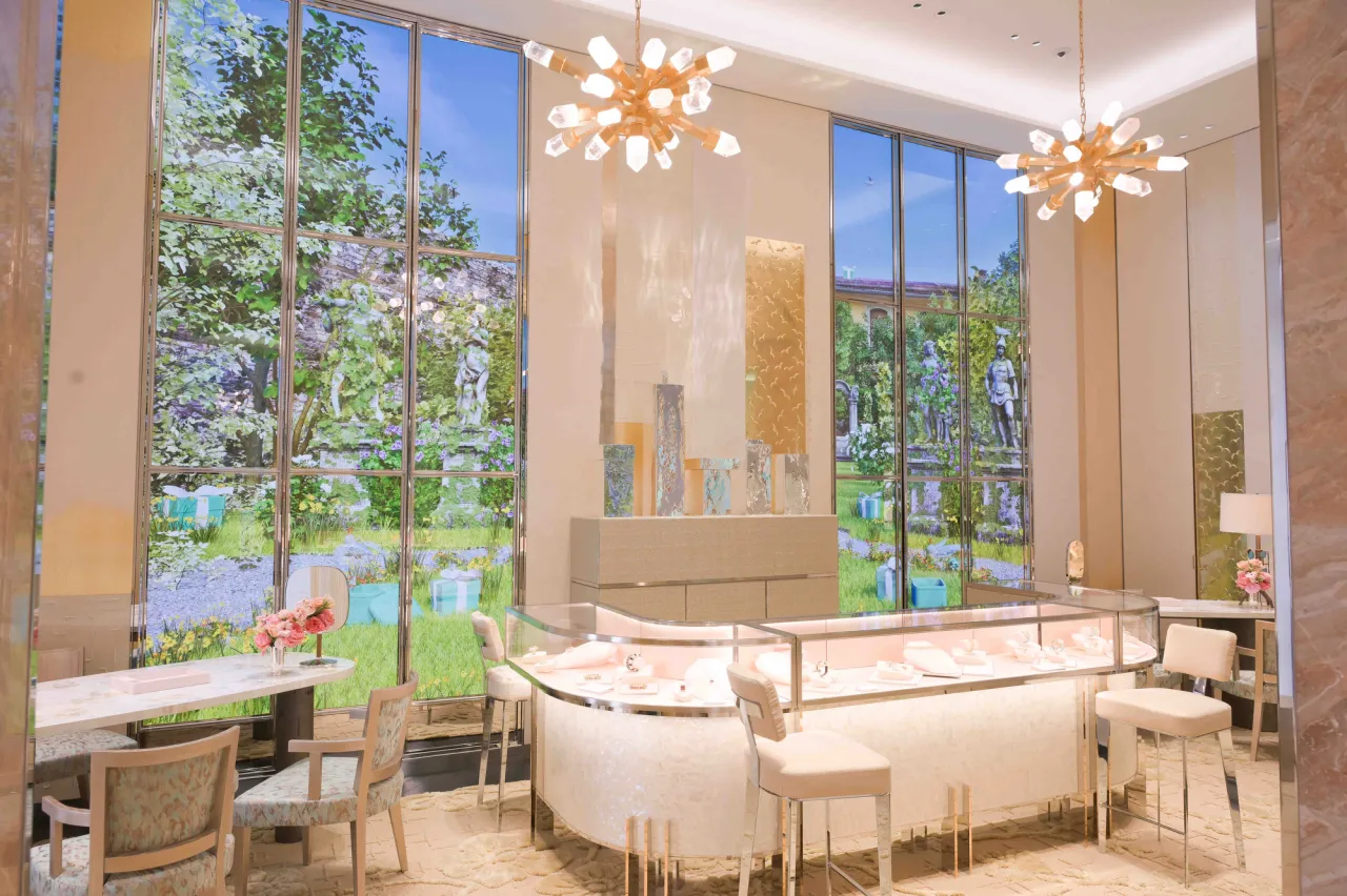 Boutique Tiffany en Milán