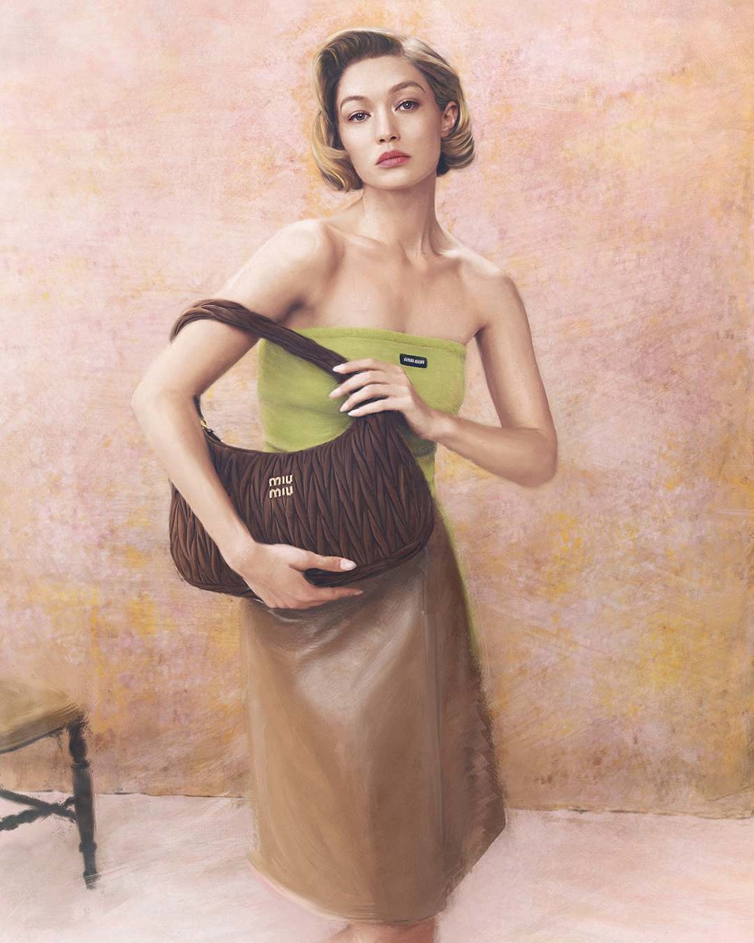 Última campaña de Miu Miu con Gigi Haddid