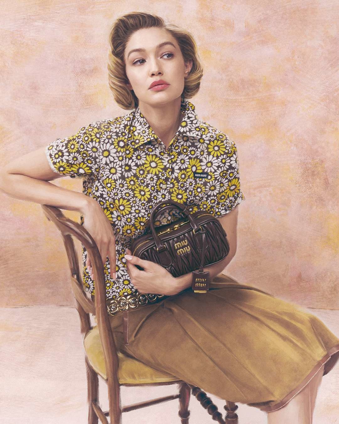 Última campaña de Miu Miu con Gigi Haddid1