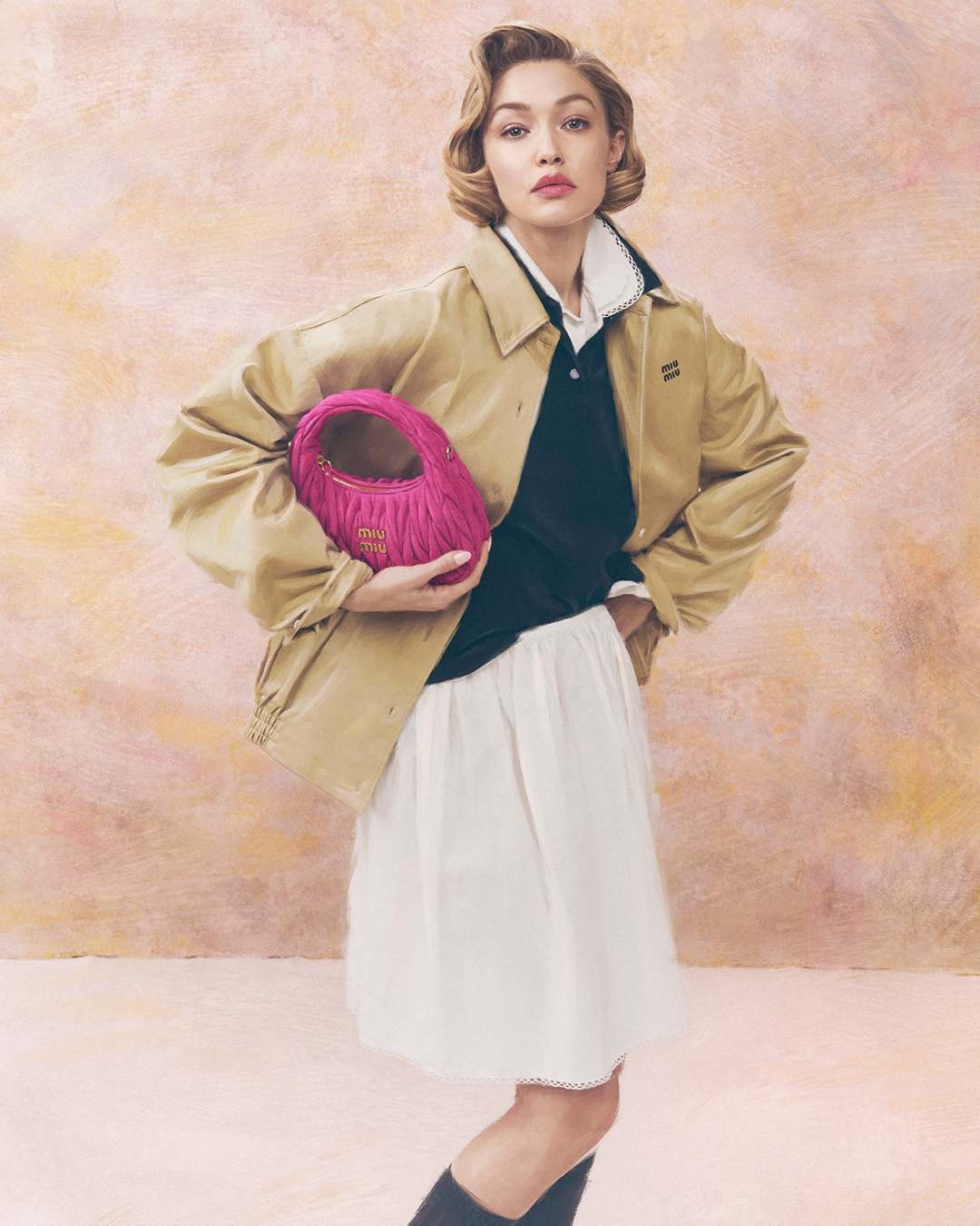 Última campaña de Miu Miu con Gigi Haddid3