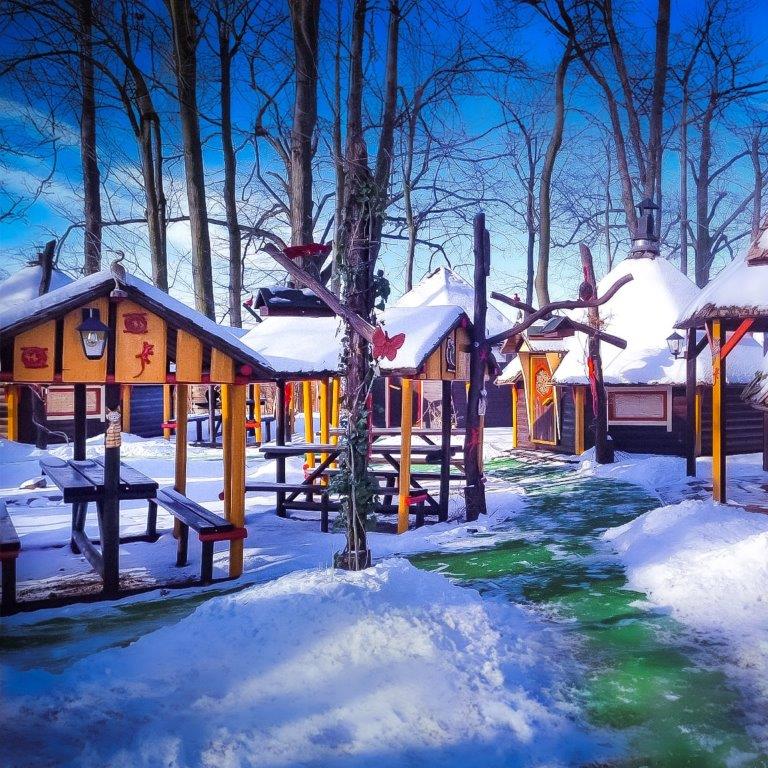 La mansi&oacute;n Vital Spa Village en invierno