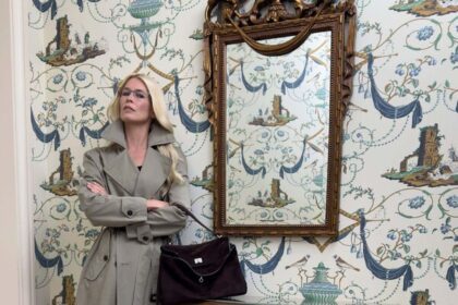 Campaña de Balenciaga con Claudia Schiffer