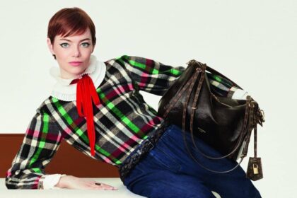 Emma Stone en una sesión de Louis Vuitton