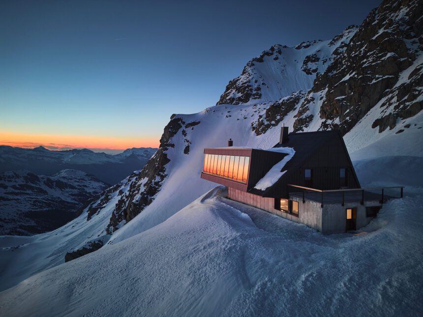 Cabane Tortin Secretos del refugio off-grid sobre Verbier