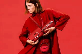 Bolso burdeos Hermes