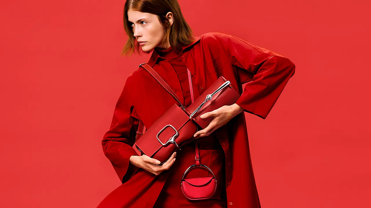 Bolso burdeos Hermes