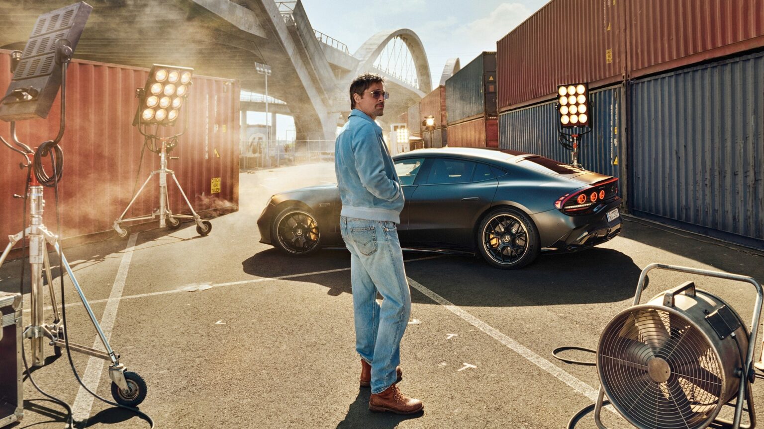 Brad Pitt y Mercedes Amg